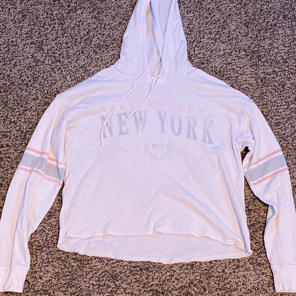 American Eagle Crop Hoodie